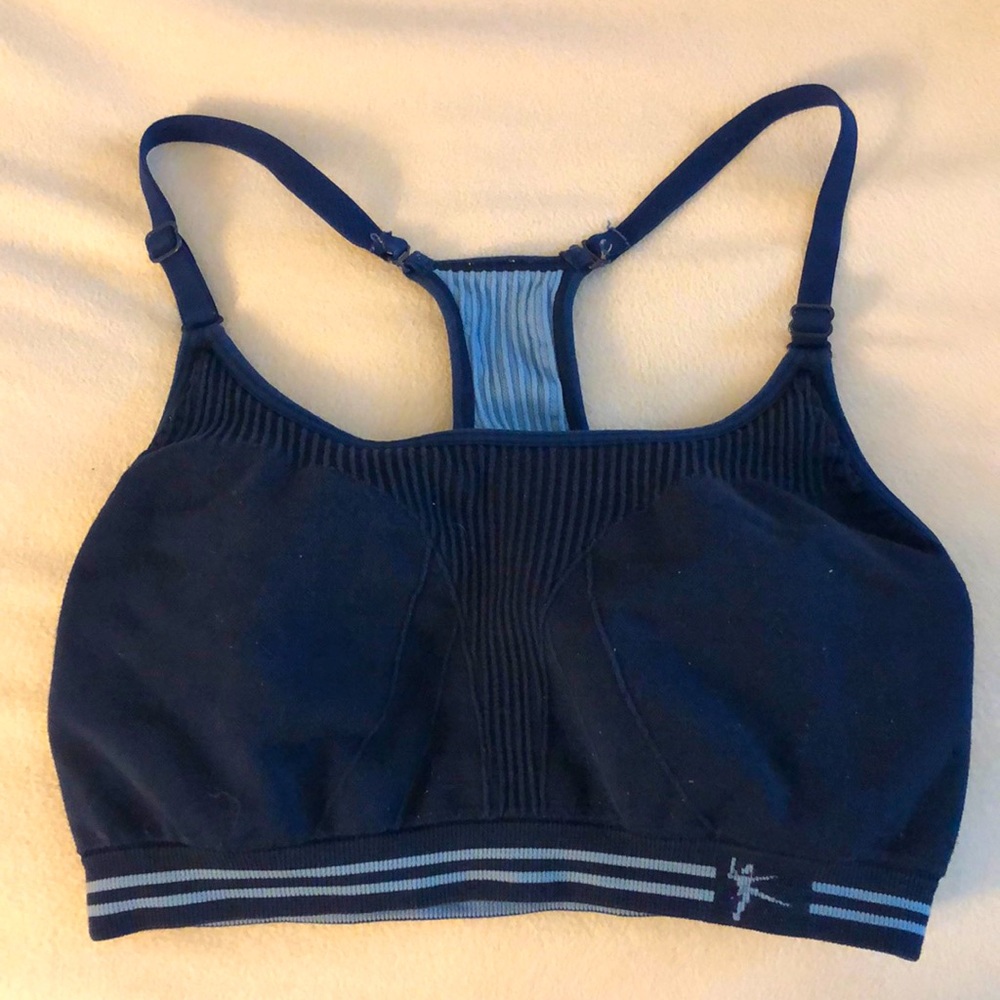 Navy Danskin Reversible Sports Bra